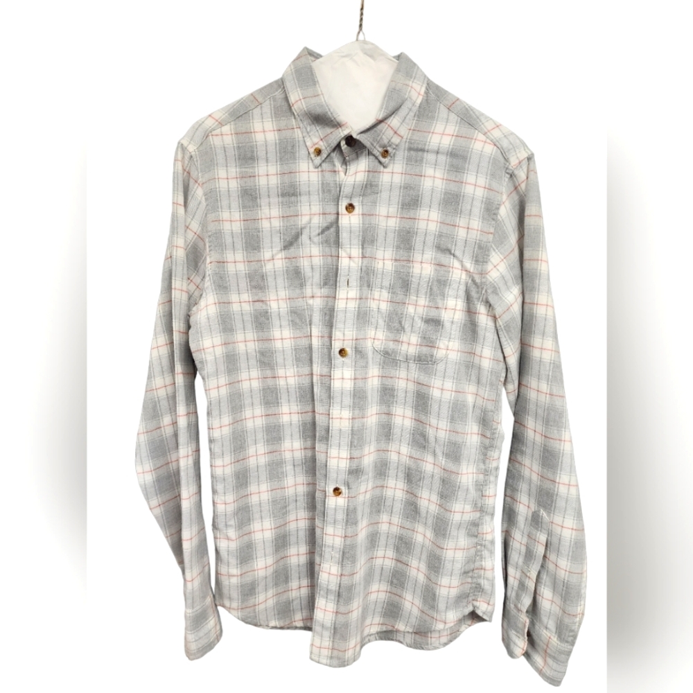 J Crew Slim Stretch Shirt Brushed Twill Long Sleeve Button Down Cotton Small